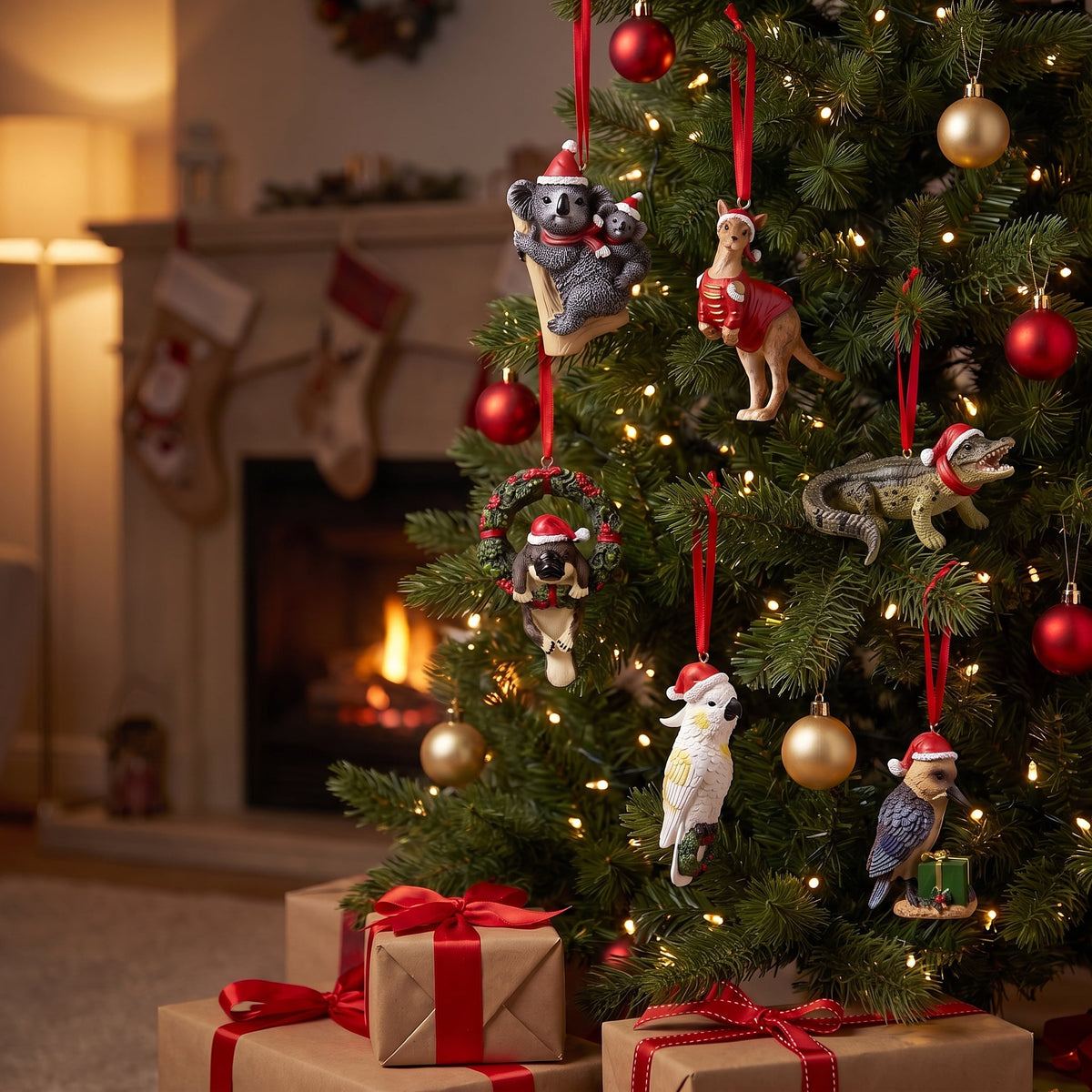 Australian Animal Ornaments Set