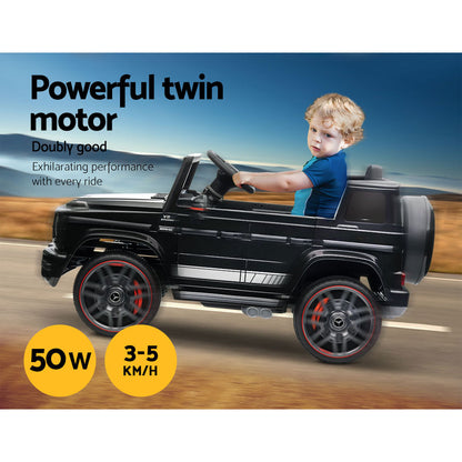 Kids Electric Ride On Car Mercedes-Benz Amg G63 Remote Black