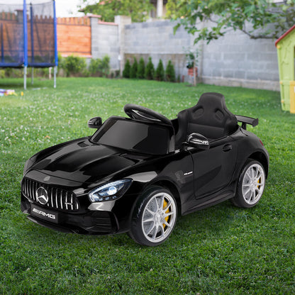 Kids Electric Ride On Car Mercedes-Benz Amg Gtr 12V Black
