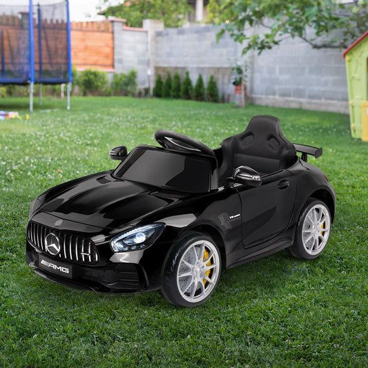Kids Electric Ride On Car Mercedes-Benz Amg Gtr 12V Black