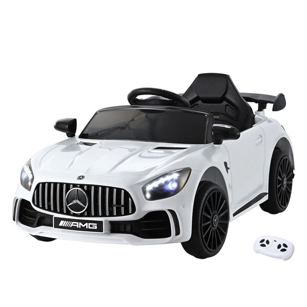  Kids Electric Ride On Car Mercedes-Benz Amg Gtr, White