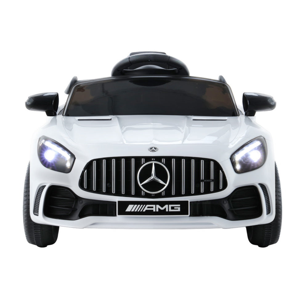 Kids Electric Ride On Car Mercedes-Benz Amg Gtr, White