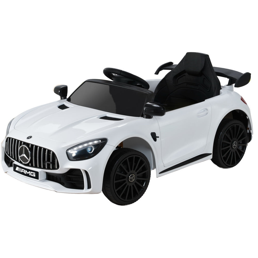 Kids Electric Ride On Car Mercedes-Benz Amg Gtr, White