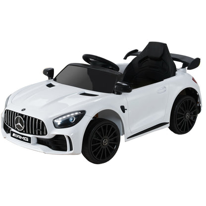 Kids Electric Ride On Car Mercedes-Benz Amg Gtr, White