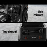 Rigo Kids Electric Ride On Car Jeep Military Off Road Remote 12V Black