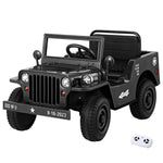 Rigo Kids Electric Ride On Car Jeep Military Off Road Remote 12V Black