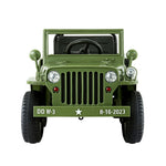 Rigo Kids Electric Ride On Car Jeep Military Off Road Remote 12V Olive