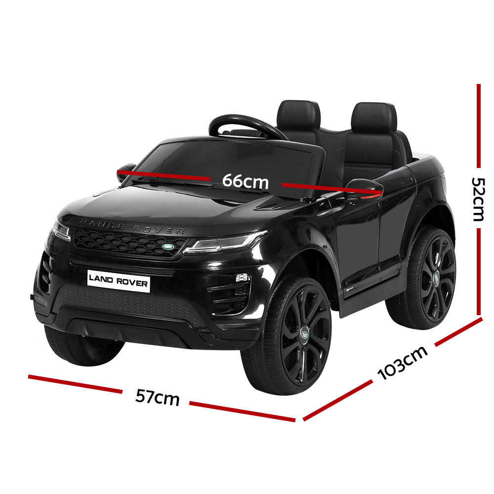 Kids Electric Ride On Car Land Rover Remote 12V Black