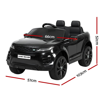 Kids Electric Ride On Car Land Rover Remote 12V Black