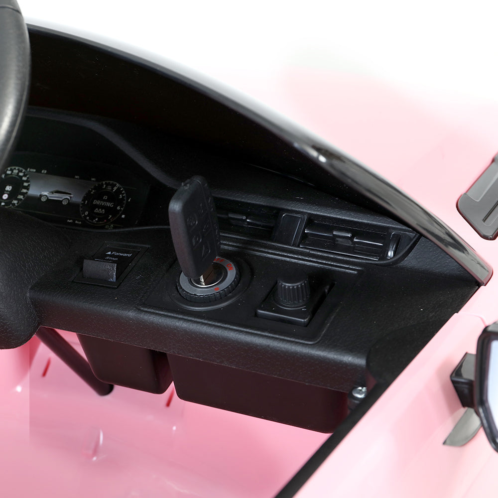 Kids Electric Ride On Car Land Rover Remote 12V Pink