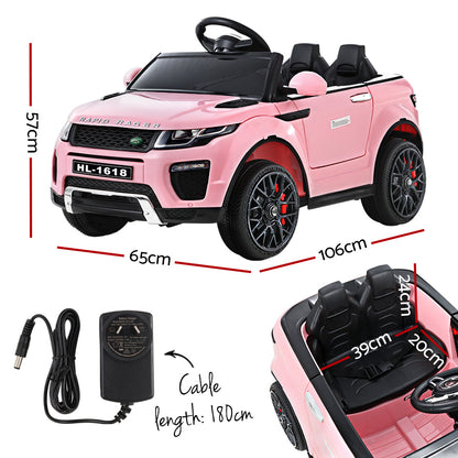 Rigo Kids Electric Ride On Car Range Rover-Inspired Toy Cars Remote 12V Pink