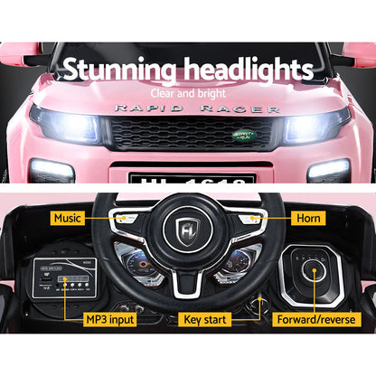 Rigo Kids Electric Ride On Car Range Rover-Inspired Toy Cars Remote 12V Pink