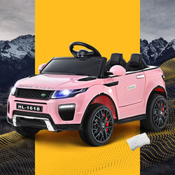 Rigo Kids Electric Ride On Car Range Rover-Inspired Toy Cars Remote 12V Pink
