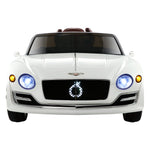 Kids Electric Ride On Car Bentley Licensed Exp12 Toy Cars Remote 12V White