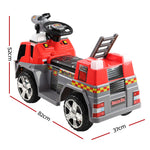 Rigo Kids Electric Ride On Car Fire Engine Fighting Truck Toy Cars 6V Red