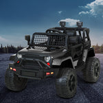 Rigo Kids Electric 12V Car Toys Jeep - Black