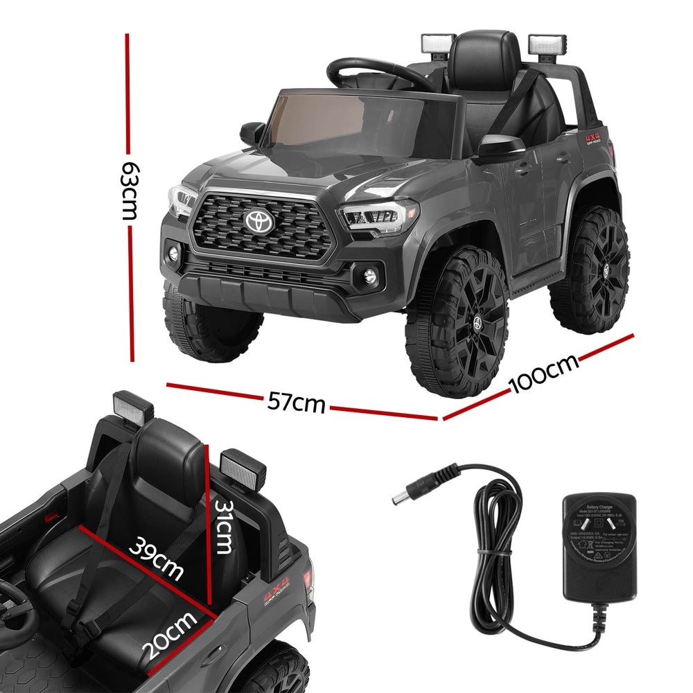 Kids Electric Ride On Car Toyota Tacoma Off Road Jeep Toy Cars Remote 12V