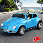 Kids Ride On Car Licensed Volkswagen Beetle Electric Toys Horn Remote 6V