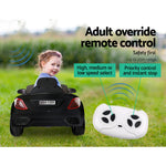 12V Black Kids Electric Ride-On Car with Music & Remote