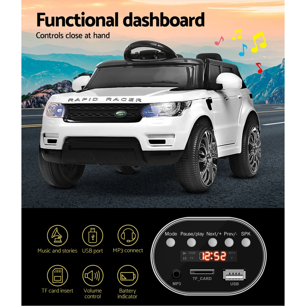 Rigo Kids Electric Suv, 12V, White