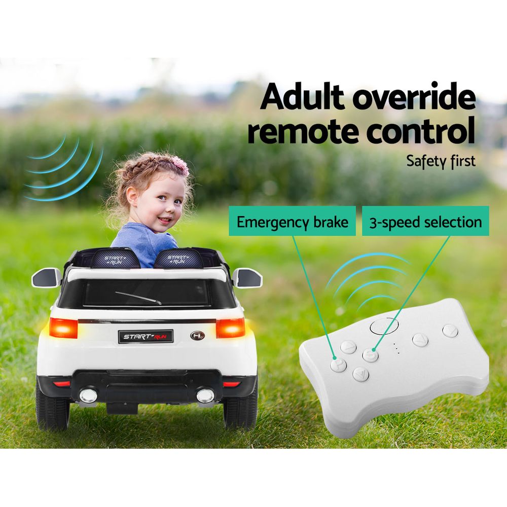 Rigo Kids Electric Suv, 12V, White