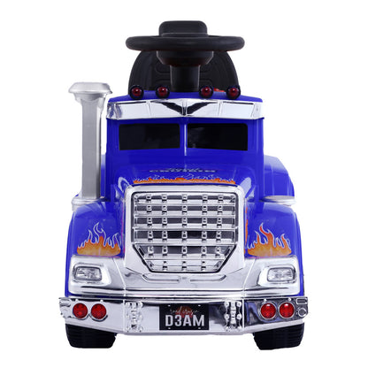 Rigo Kids Electric Ride On Car Truck Motorcycle Motorbike Toy Cars Blue