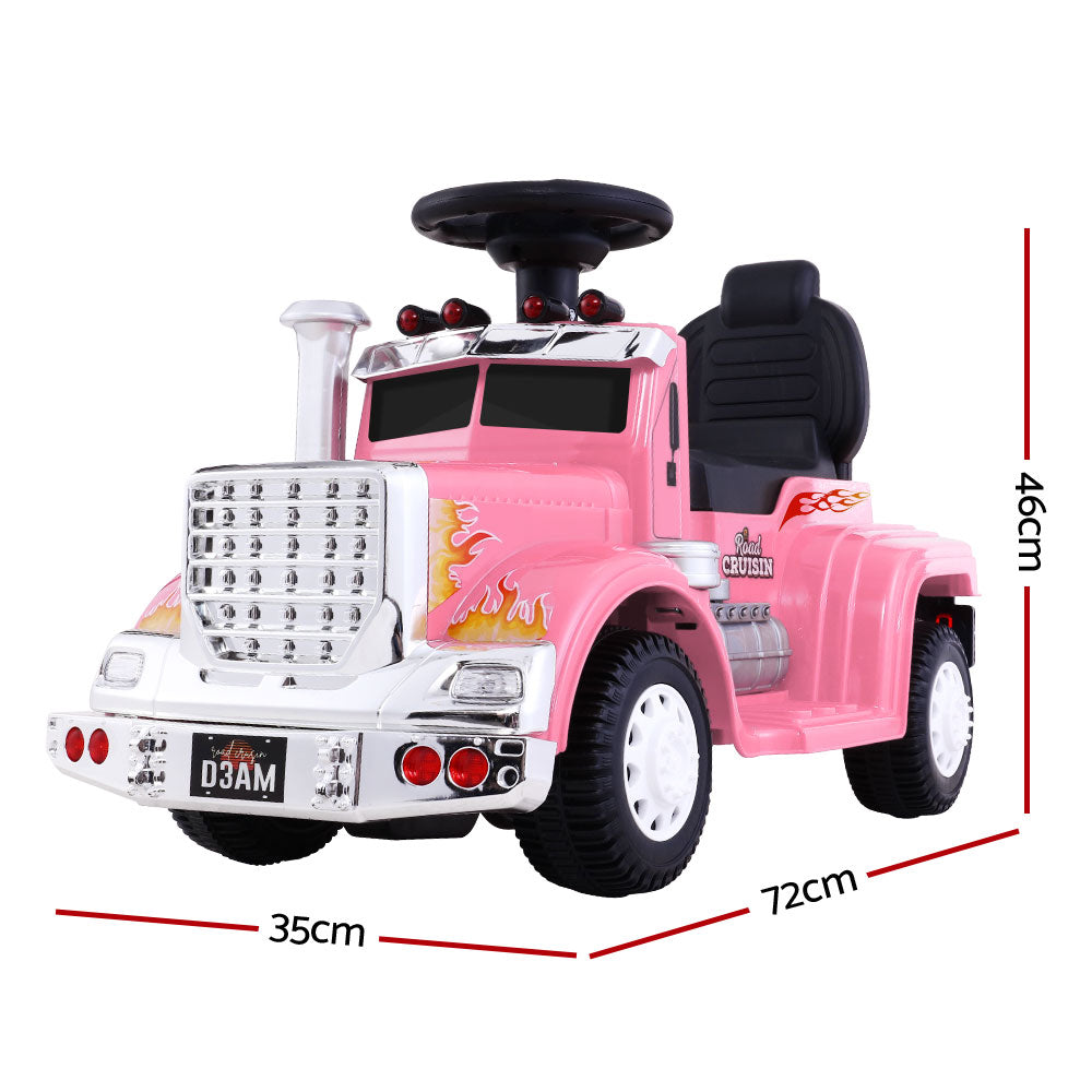 Rigo Kids Electric Ride On Car Truck Motorcycle Motorbike Toy Cars Pink