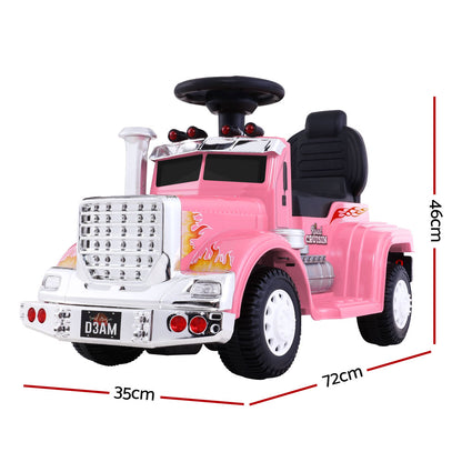 Rigo Kids Electric Ride On Car Truck Motorcycle Motorbike Toy Cars Pink