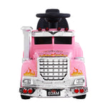 Rigo Kids Electric Ride On Car Truck Motorcycle Motorbike Toy Cars Pink