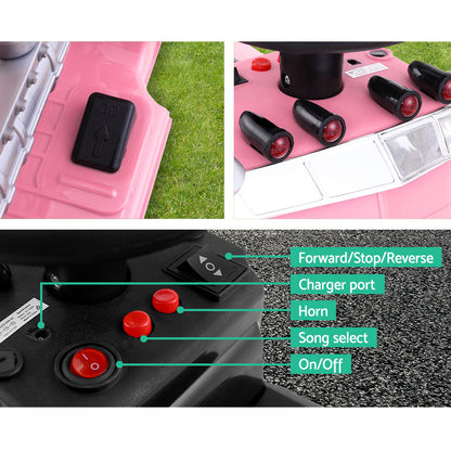 Rigo Kids Electric Ride On Car Truck Motorcycle Motorbike Toy Cars Pink