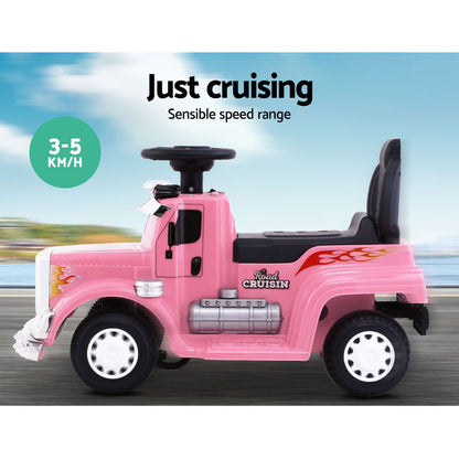 Rigo Kids Electric Ride On Car Truck Motorcycle Motorbike Toy Cars Pink