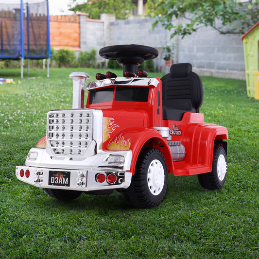 Rigo Kids Electric Ride On Car Truck Motorcycle Motorbike Toy Cars Red