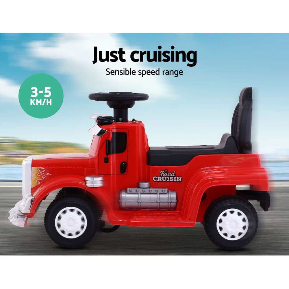 Rigo Kids Electric Ride On Car Truck Motorcycle Motorbike Toy Cars Red