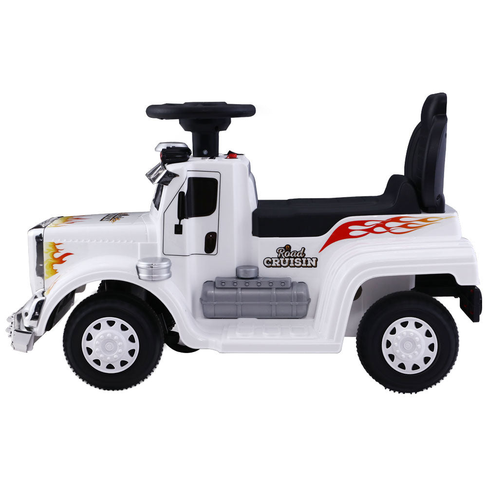 Rigo Kids Electric Ride On Car Truck Motorcycle Motorbike Toy Cars White
