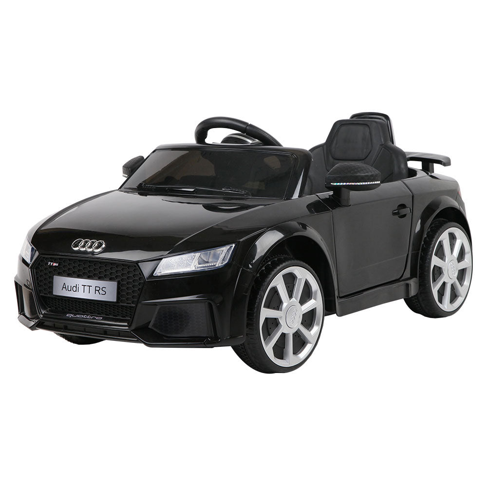 Kids Electric Ride On Car Audi Licensed Ttrs Toy Cars Remote 12V Battery Black