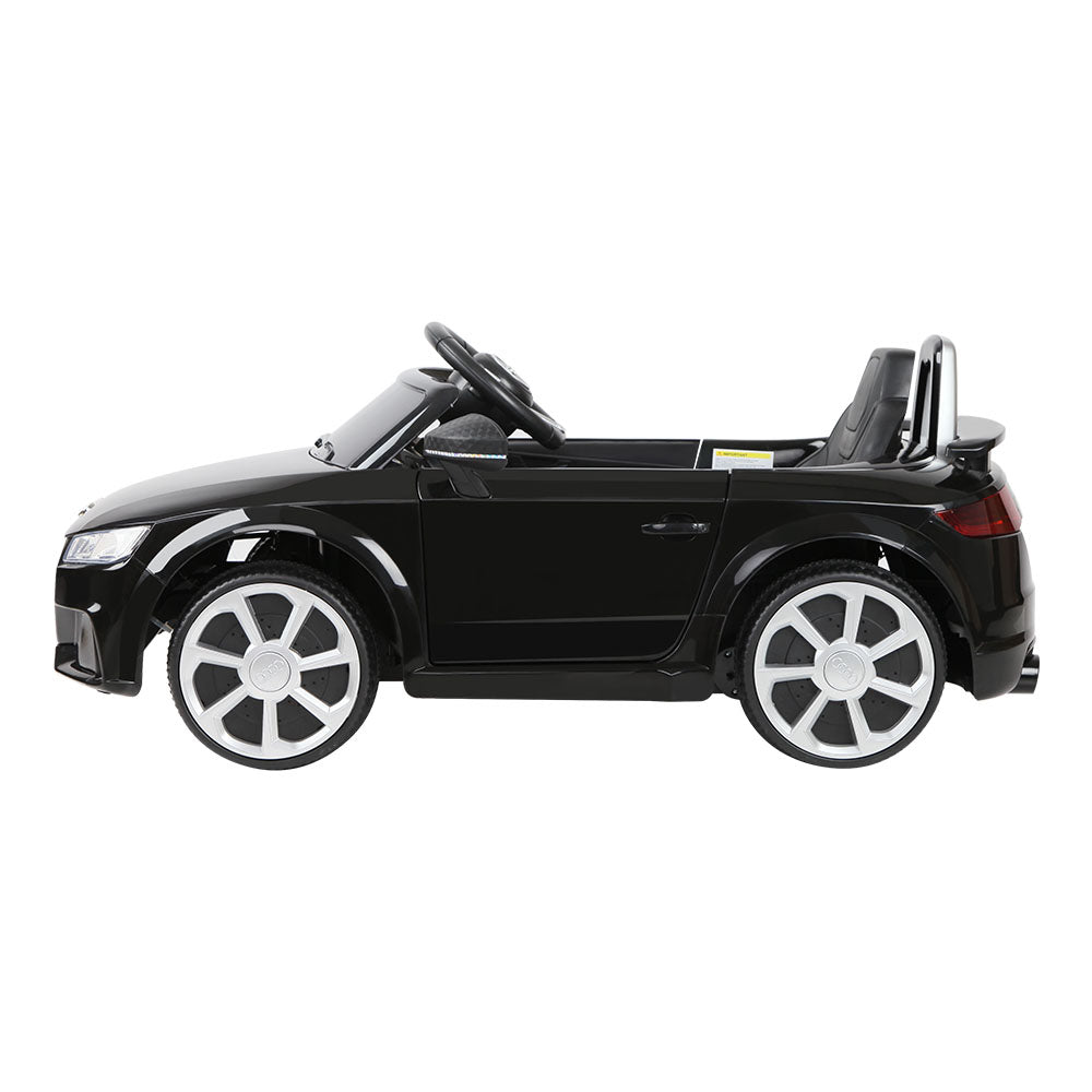 Kids Electric Ride On Car Audi Licensed Ttrs Toy Cars Remote 12V Battery Black