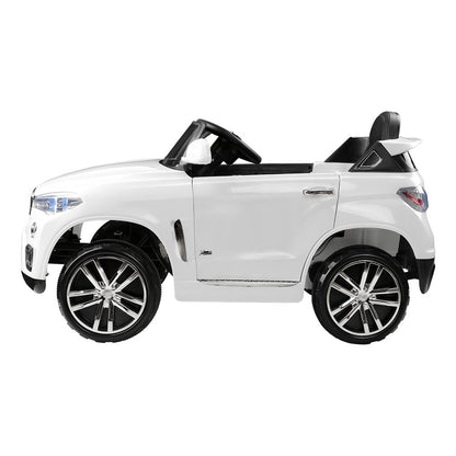 Rigo Kids Electric Ride On Car Suv Bmw-Inspired X5 Toy Cars Remote White
