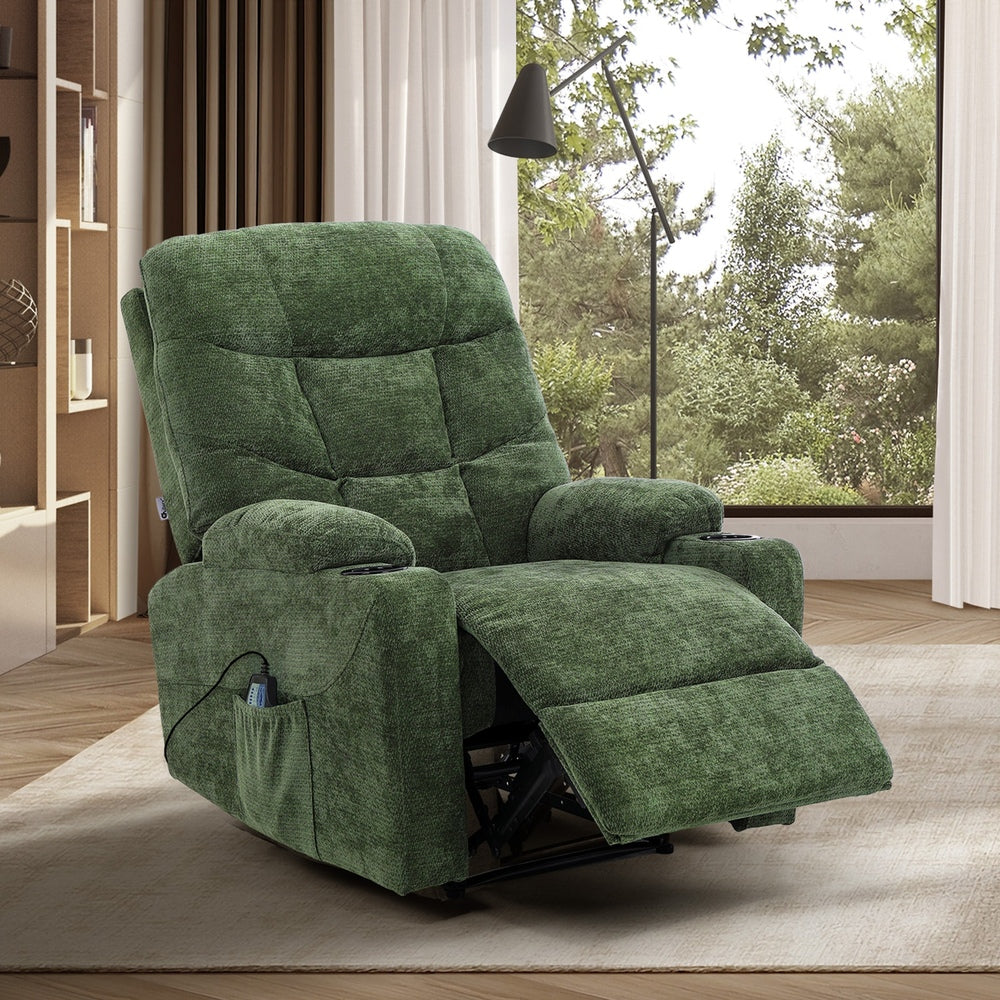 Heated Electric Recliner Massage Chair | HomeAndLiving