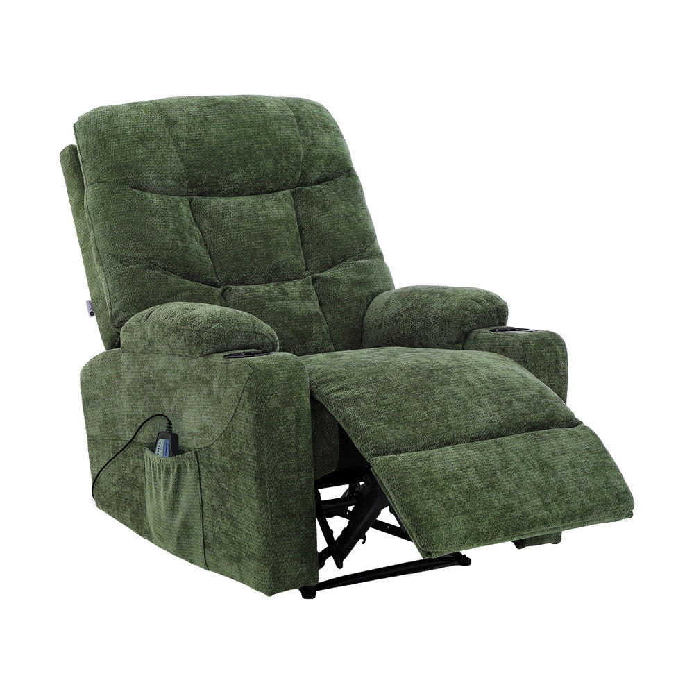 Heated Electric Recliner Massage Chair | HomeAndLiving