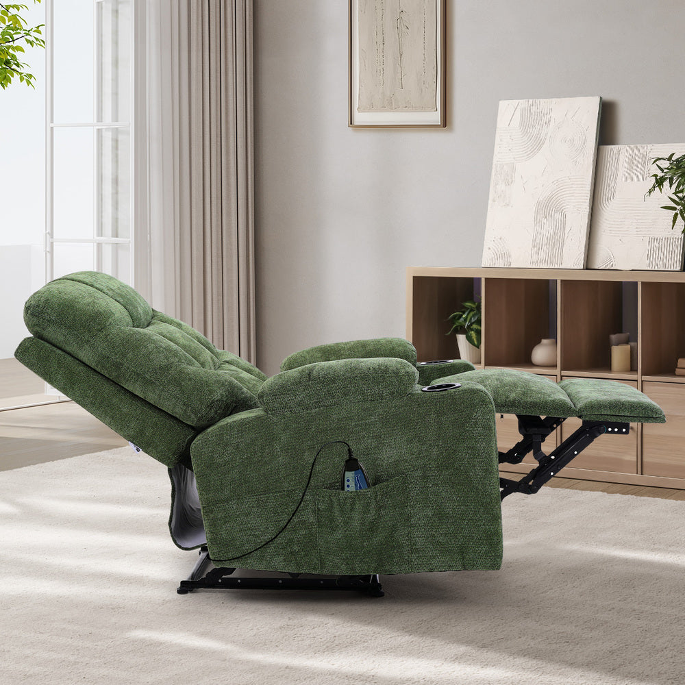 Heated Electric Recliner Massage Chair | HomeAndLiving