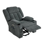 Recliner Chair Lift Heated Massage Armchair with USB Charging Ports