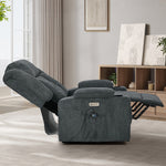 Recliner Chair Lift Heated Massage Armchair with USB Charging Ports