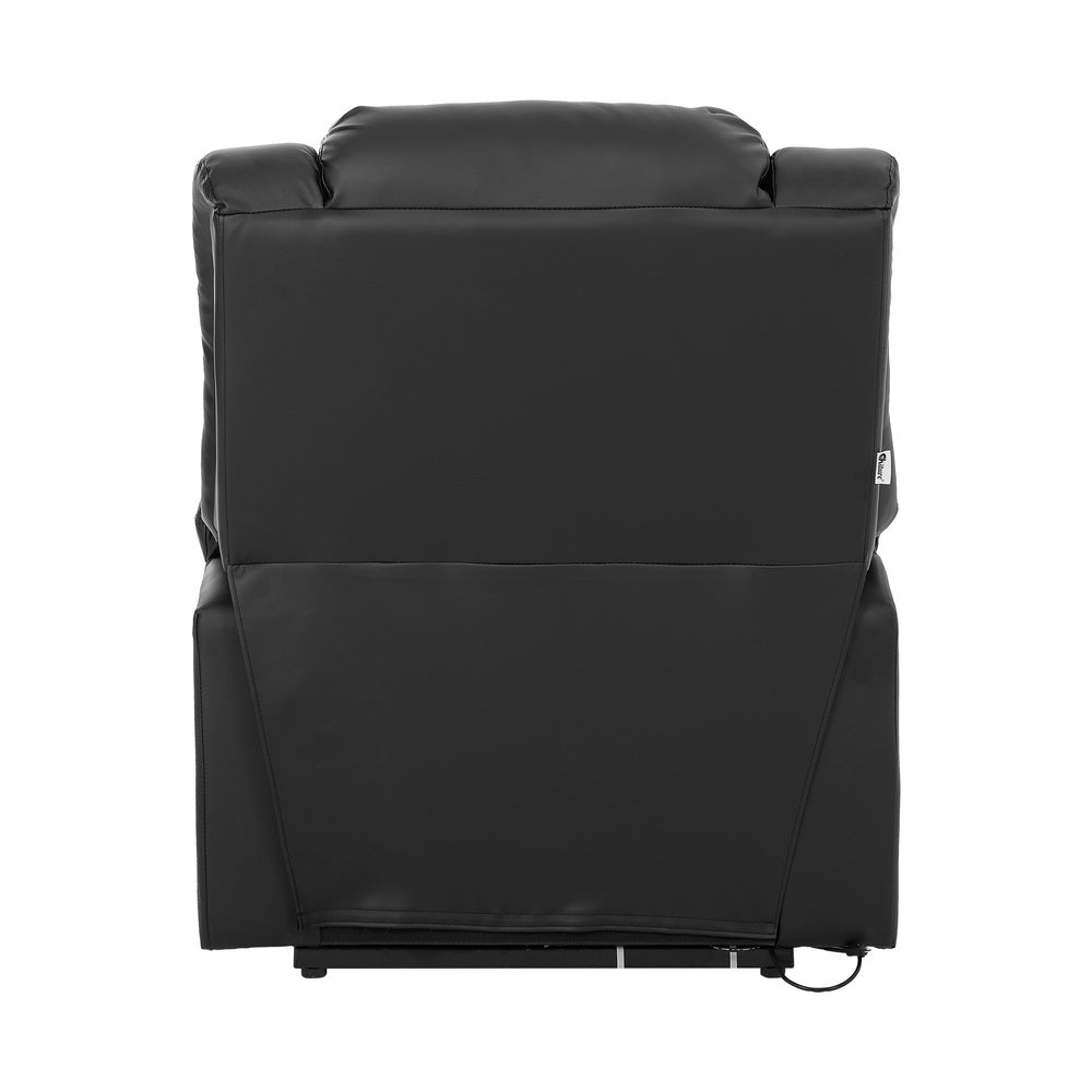 Electric Lift Massage Recliner Chair Black | HomeAndLiving