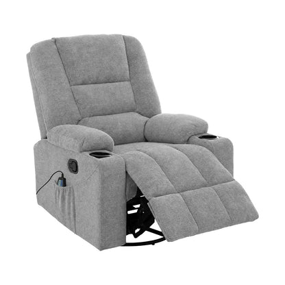 Electric Recliner Massage Chair 360 Swivel | HomeAndLiving