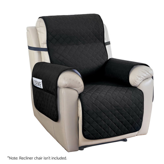 Artiss Recliner Chair Cover Water Repellent Non Slip Grey