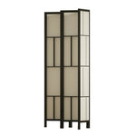 Ashton Room Divider Screen Privacy Wood Dividers Stand 3 Panel Black