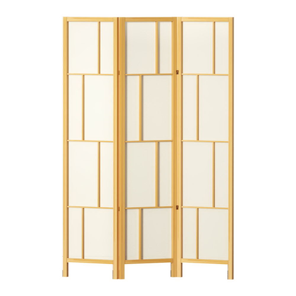 Ashton Room Divider Screen Privacy Wood Dividers Stand 3 Panel Natural