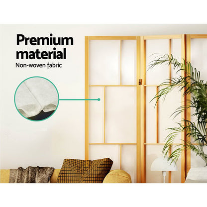 Ashton Room Divider Screen Privacy Wood Dividers Stand 3 Panel Natural
