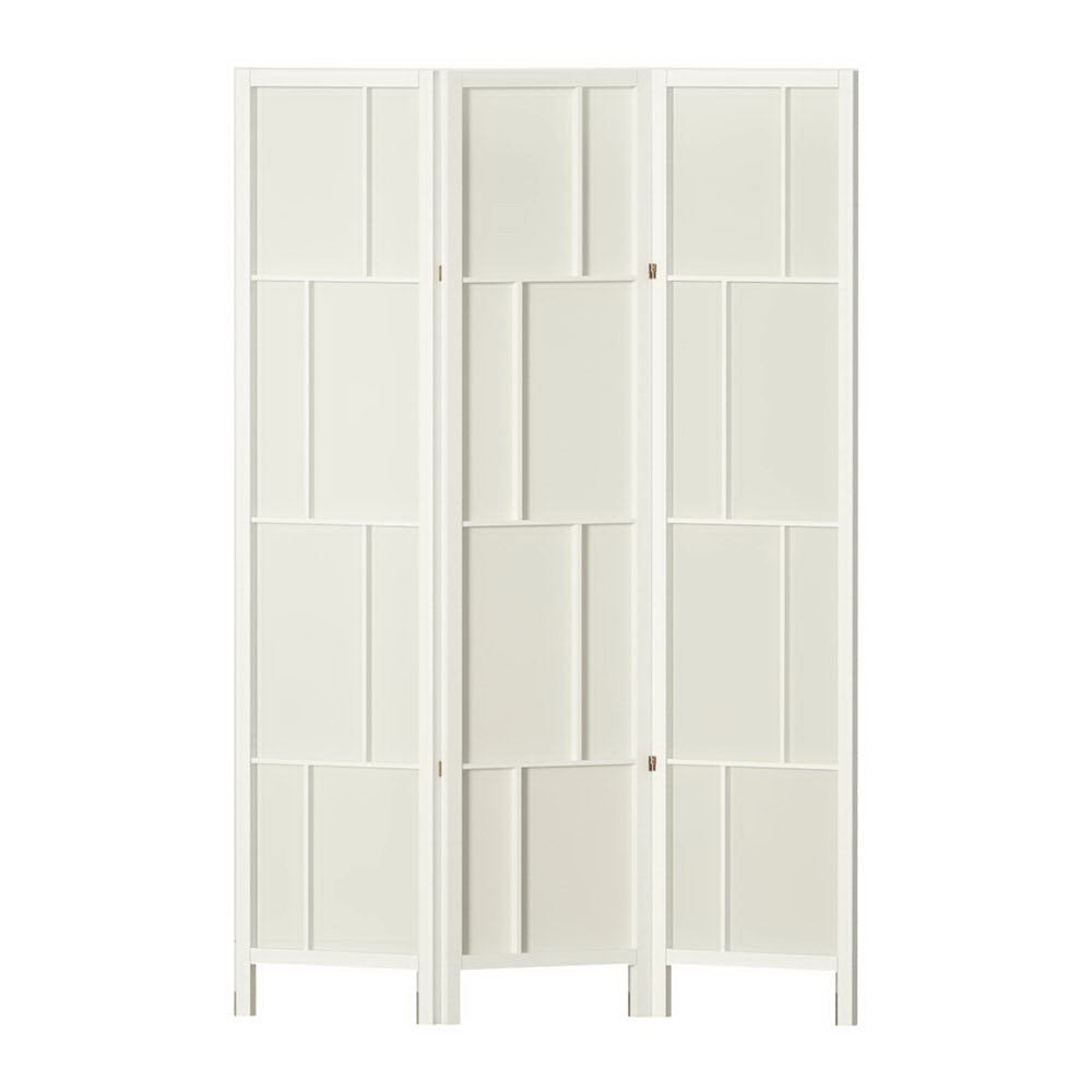 Ashton Room Divider Screen Privacy Wood Dividers Stand 3 Panel White