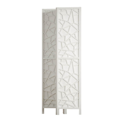 3 Panel Room Divider Screen 122X170Cm White